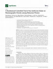 Research paper thumbnail of A Randomized Controlled Trial of Soy Isoflavone Intake on Mammographic Density among Malaysian Women