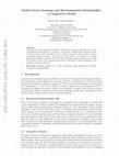 Research paper thumbnail of Global Green Economy and Environmental Sustainability: a Coopetitive Model