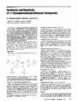 Research paper thumbnail of Synthesis and reactivity of η5-cyclopentadienylruthenium compounds: An organometallic chemistry experiment