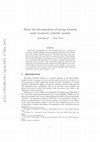 Research paper thumbnail of About the decomposition of pricing formulas under stochastic volatility models