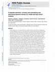 Research paper thumbnail of E-cigarette openness, curiosity, harm perceptions and advertising exposure among U.S. middle and high school students