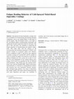 Research paper thumbnail of Fatigue Bending Behavior of Cold-Sprayed Nickel-Based Superalloy Coatings