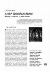 Research paper thumbnail of A nép szolgálatában? Nicolae Ceauşescu, a bölcs vezető