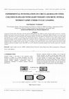 Research paper thumbnail of Experimental Investigation on Circular Hollow Steel Columns In-Filled with Light Weight Concrete (With & Without GFRP) Under Cyclic Loading