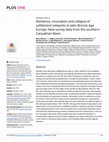 Research paper thumbnail of Resilience, innovation and collapse of settlement networks in later Bronze Age Europe: New survey data from the southern Carpathian Basin