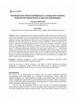 Research paper thumbnail of Emotional and cultural intelligences: a comparative analysis between the United States of America and Romania