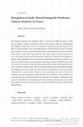 Research paper thumbnail of Disruption in Study Abroad during the Pandemic: Chinese Students in France