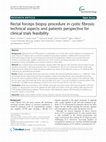 Research paper thumbnail of Rectal forceps biopsy procedure in cystic fibrosis: technical aspects and patients perspective for clinical trials feasibility