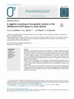 Research paper thumbnail of A negative screening of rare genetic variants in the ADIPOQ and STATH genes in cystic fibrosis