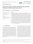 Research paper thumbnail of Extraction of compact boundary normalisation based geometric descriptors for affine invariant shape retrieval