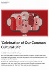 Research paper thumbnail of 'Celebration of Our Common Cultural Life'