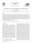 Research paper thumbnail of Partitioning of resources in production: an empirical analysis