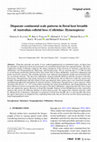 Research paper thumbnail of Disparate continental scale patterns in floral host breadth of Australian colletid bees (Colletidae: Hymenoptera