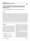 Research paper thumbnail of The Role of Psychological Sense of School Membership and Postcode as Predictors of Profiles of Socio-emotional Health in Primary School Children in England