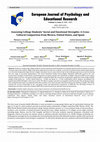 Research paper thumbnail of Assessing College Students’ Social and Emotional Strengths: A Cross-Cultural Comparison from Mexico, United States, and Spain