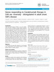 Research paper thumbnail of Genes responding to Canakinumab therapy in SJIA are -inversely - disregulated in adult onset Still's disease