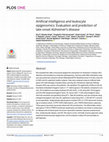 Research paper thumbnail of Artificial intelligence and leukocyte epigenomics: Evaluation and prediction of late-onset Alzheimer’s disease