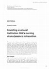 Research paper thumbnail of Revisiting a national institution: NHK’s morning drama (asadora) in transition