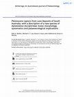 Research paper thumbnail of Pleistocene raptors from cave deposits of South Australia, with a description of a new species of Dynatoaetus (Accipitridae: Aves): morphology, systematics and palaeoecological implications