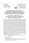 Research paper thumbnail of Between latency and political mobilization: (Con)figurations of the ethno-national identification among the bureaucratic-political elite of Serbia