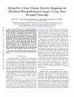 Research paper thumbnail of CeliacNet: Celiac Disease Severity Diagnosis on Duodenal Histopathological Images Using Deep Residual Networks