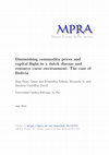 Research paper thumbnail of Diminishing commodity prices and capital flight in a dutch disease and resource curse environment: The case of Bolivia