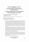 Research paper thumbnail of La cláusula democrática en la Constitución: una aproximación a su alcance