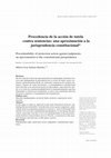 Research paper thumbnail of Procedencia de la acción de tutela contra sentencias