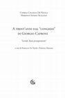 Research paper thumbnail of A. Siciliano, "La formazione 'labronica' di un poeta", in "A trent'anni dal 'congedo' di Giorgio Caproni. 'Scendo, buon proseguimento'", a cura di Francesco De Nicola e Federico Marenco, Sestri Levante, Oltre Edizioni, 2021, pp. 19-37.