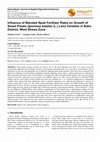 Research paper thumbnail of Influence of Blended Npsb Fertilizer Rates on Growth of Sweet Potato (&amp;lt;i&amp;gt;Ipomoea batatas&amp;lt;/i&amp;gt; (L.) Lam) Varieties in Bako District, West Shewa Zone