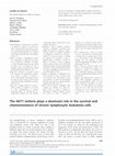 Research paper thumbnail of The AKT 1 isoform plays a dominant role in the survival and chemoresistance of chronic lymphocytic leukaemia cells