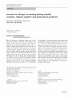 Research paper thumbnail of Erratum to: Relapse to smoking during unaided cessation: clinical, cognitive and motivational predictors