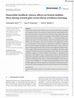 Research paper thumbnail of Dissociable feedback valence effects on frontal midline theta during reward gain versus threat avoidance learning