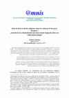 Research paper thumbnail of État de droit et droits indigènes dans le contexte d’une post-dictature : portrait de la criminalisation du mouvement mapuche dans un Chili démocratique