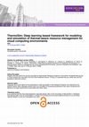 Research paper thumbnail of ThermoSim: Deep learning based framework for modeling and simulation of thermal-aware resource management for cloud computing environments