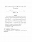 Research paper thumbnail of Optimal Nonlinear Income Taxation with Habit Formation