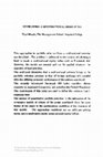 Research paper thumbnail of Developing a Multinational Index Fund