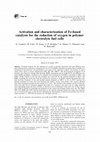 Research paper thumbnail of Activation and characterization of Fe-based catalysts for the reduction of oxygen in polymer electrolyte fuel cells