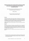 Research paper thumbnail of Elementos básicos de la construcción de un discurso oficial consensuado sobre migraciones internacionales en América del Sur