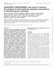 Research paper thumbnail of YEASTRACT-DISCOVERER: new tools to improve the analysis of transcriptional regulatory associations in Saccharomyces cerevisiae