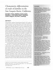 Research paper thumbnail of Chemometric differentiation of crude oil families in the San Joaquin Basin, California