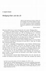 Research paper thumbnail of Wolfgang Klein und die LiLi [Laudatio]