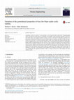 Research paper thumbnail of Variation of the geotechnical properties of Iron Ore Fines under cyclic loading