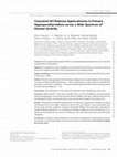 Research paper thumbnail of Cinacalcet HCl Reduces Hypercalcemia in Primary Hyperparathyroidism across a Wide Spectrum of Disease Severity