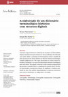 Research paper thumbnail of A elaboração de um dicionário terminológico histórico com recursos digitais