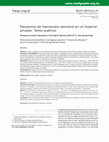 Research paper thumbnail of Frecuencia de hipoacusia neonatal en un hospital privado. Tamiz auditivo