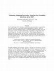 Research paper thumbnail of Estimating Knightian Uncertainty From Survival Probability Questions on the HRS