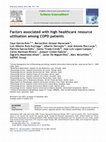 Research paper thumbnail of Factors associated with high healthcare resource utilisation among COPD patients