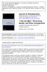 Research paper thumbnail of “I Am the Man!” Performing Gender and Other Incongruities