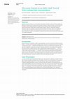 Research paper thumbnail of Olecranon Fracture in an Older Adult Treated With Locking Plate Osteosynthesis